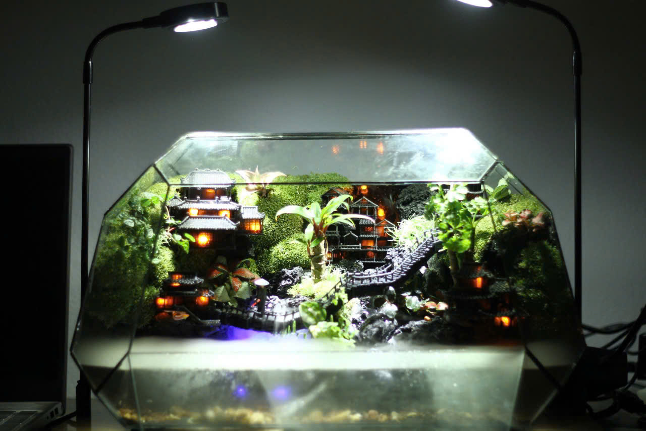 Cổ Trấn Thác Khói Tank 40cm