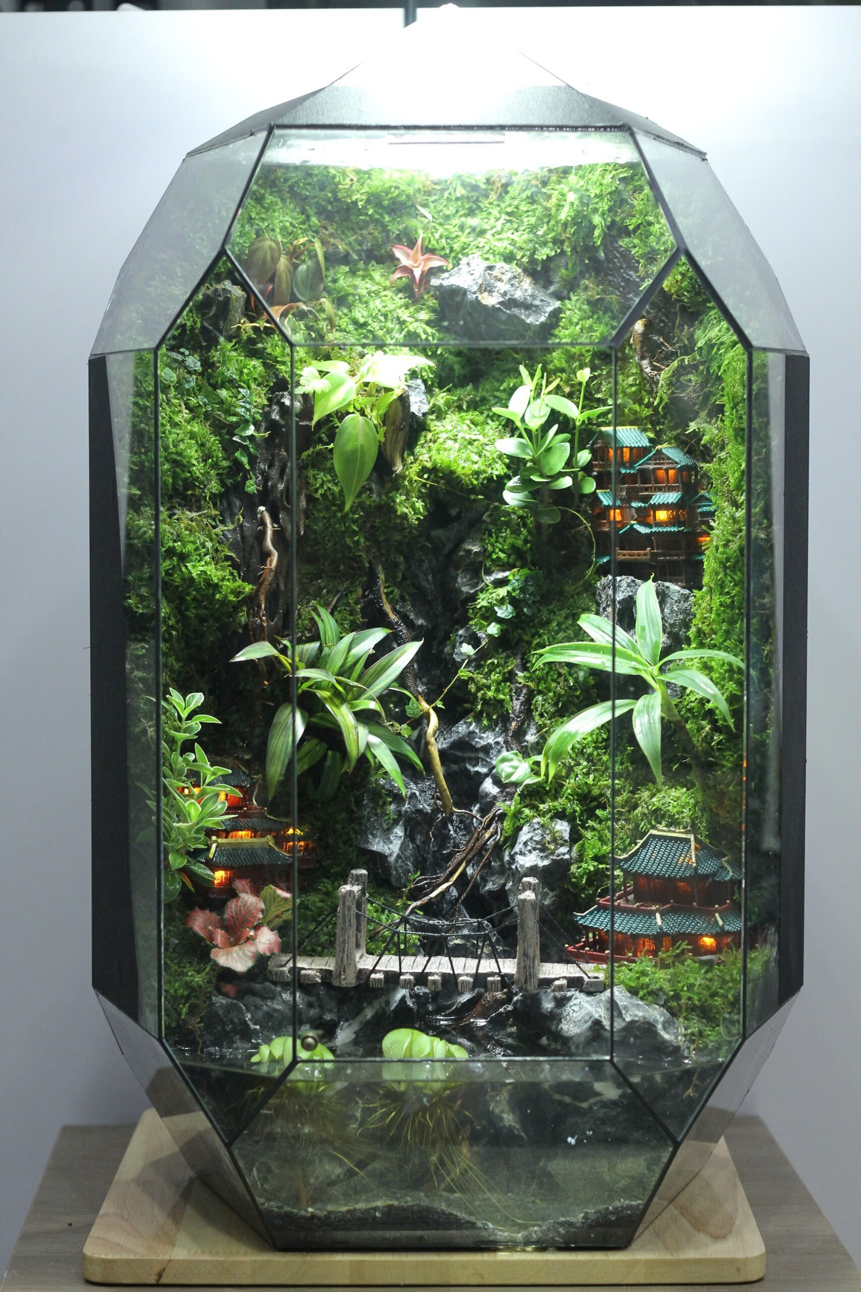 Cổ Trấn Sương Mờ 35x35x55cm